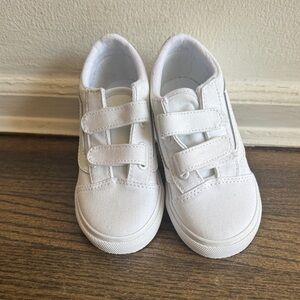 Classic White Vans Kids Sneakers